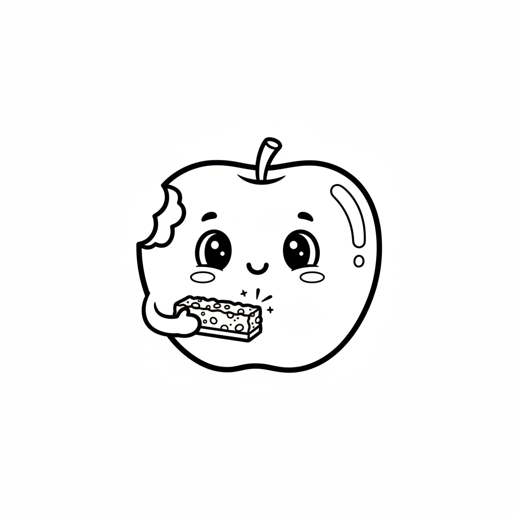 Apple Crunch coloring page