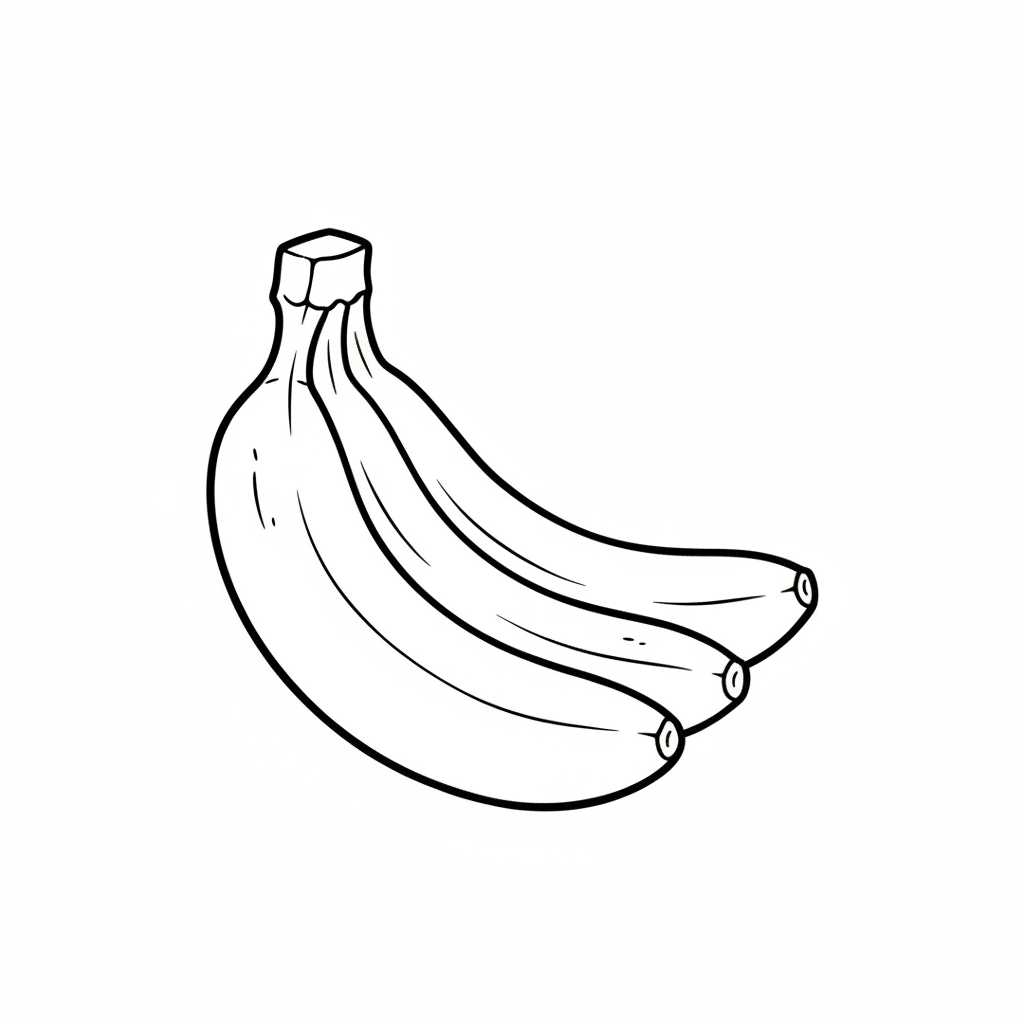 Banana Bunch coloring page