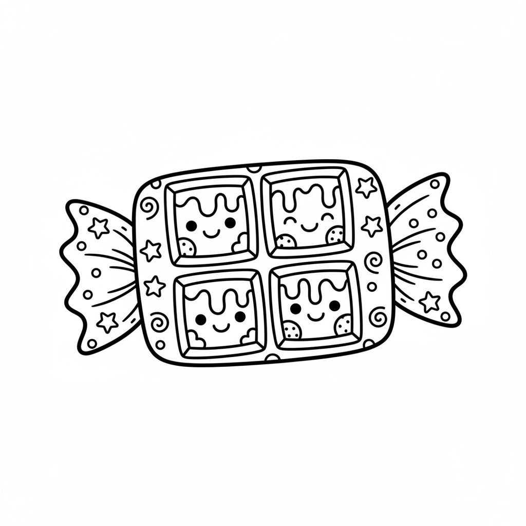 Candy Bar coloring page