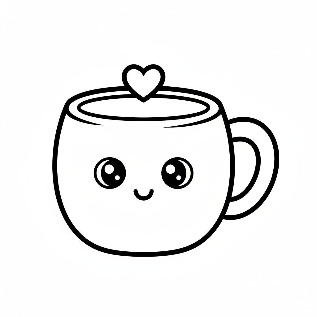Coffee Mug coloring page