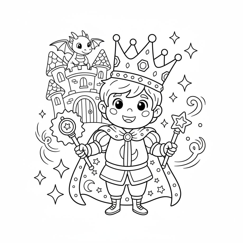 Crown Prince coloring page