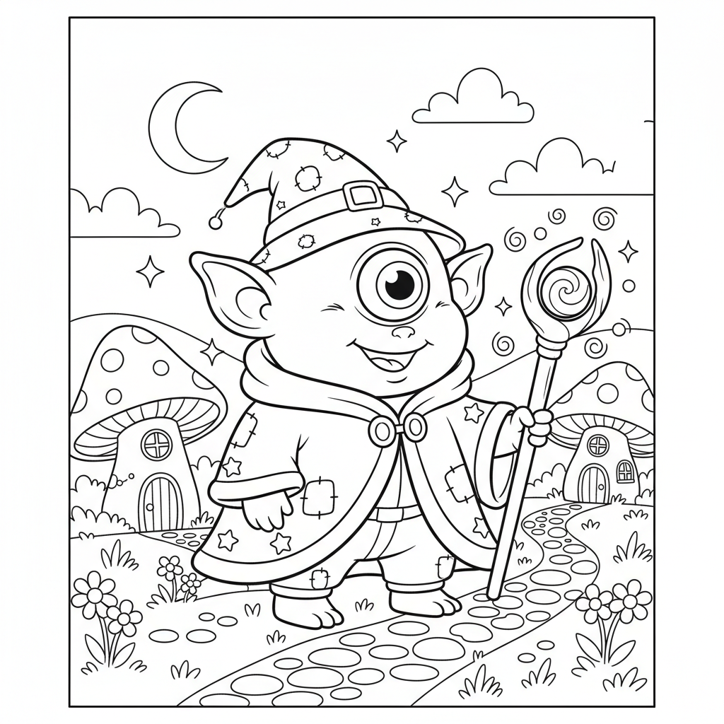 Cyclops Cub coloring page