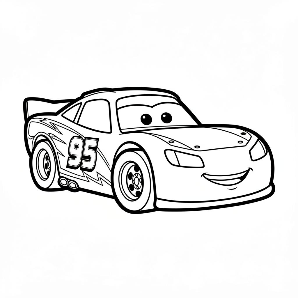 Race Car coloring page
