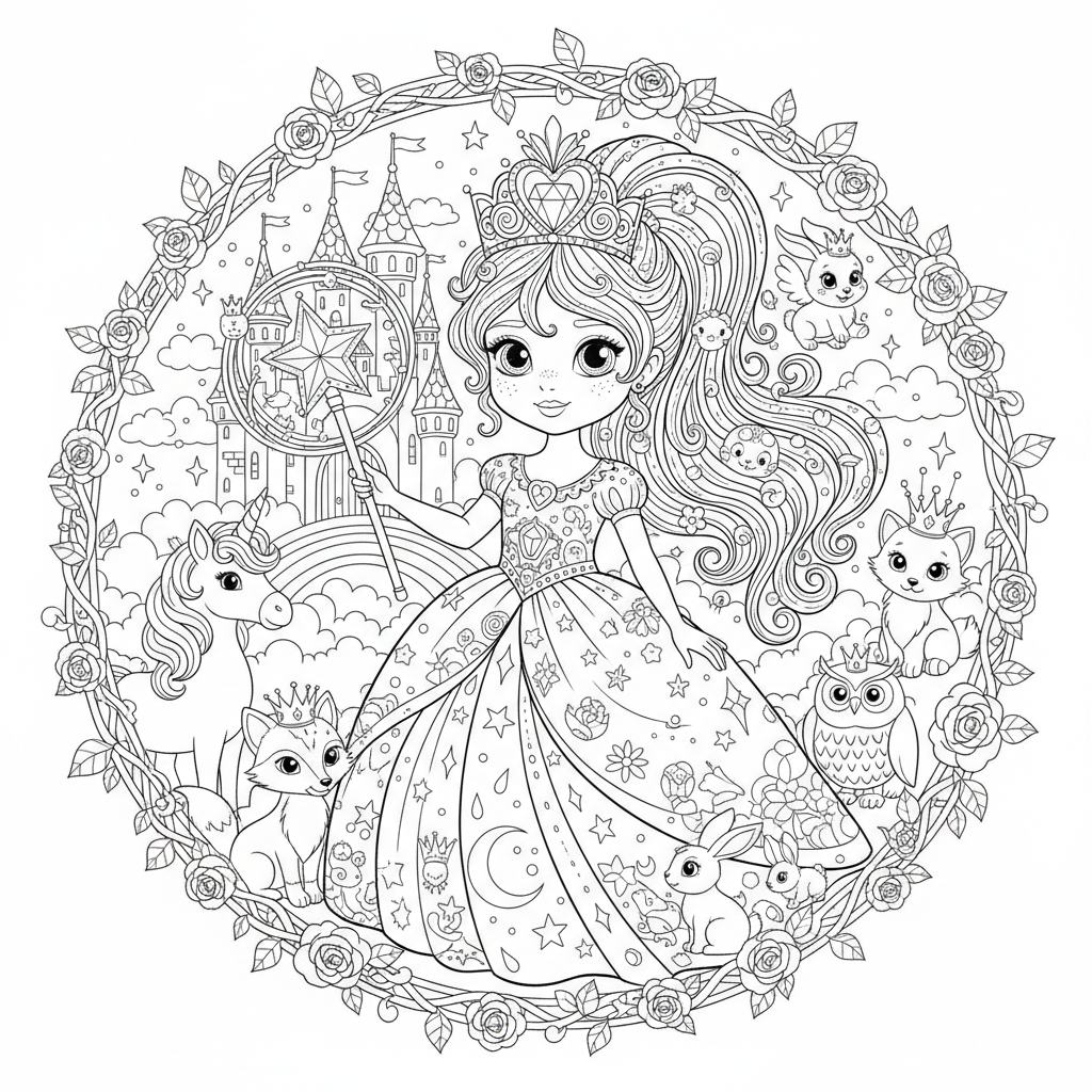 Royal Princess coloring page